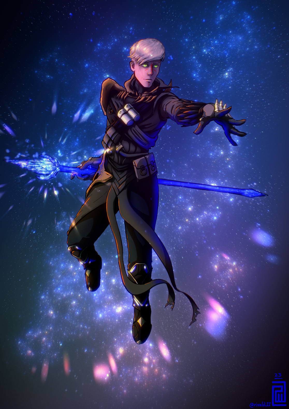 Awoken Warlock. Commission for Veradis. Destiny © Bungie